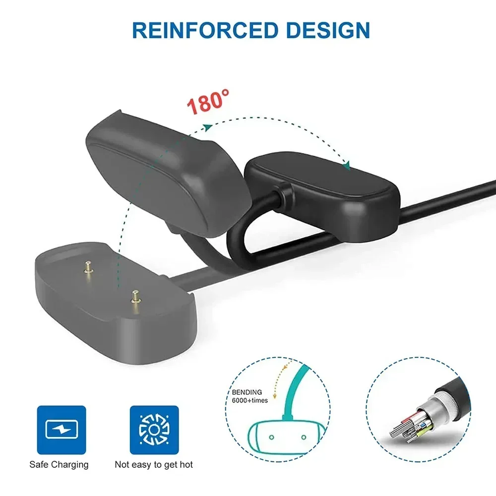 USB Charger Cord for Amazfit GTR 4/ GTS 4/ CHEETAH/ T-Rex Ultra/ T-Rex 2 Charging Cable Magnet