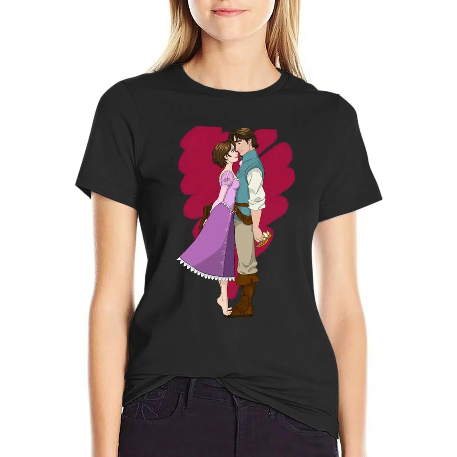 

Nose to Nose, Toes to Toes T-Shirt summer clothes blacks anime T-shirts for Women