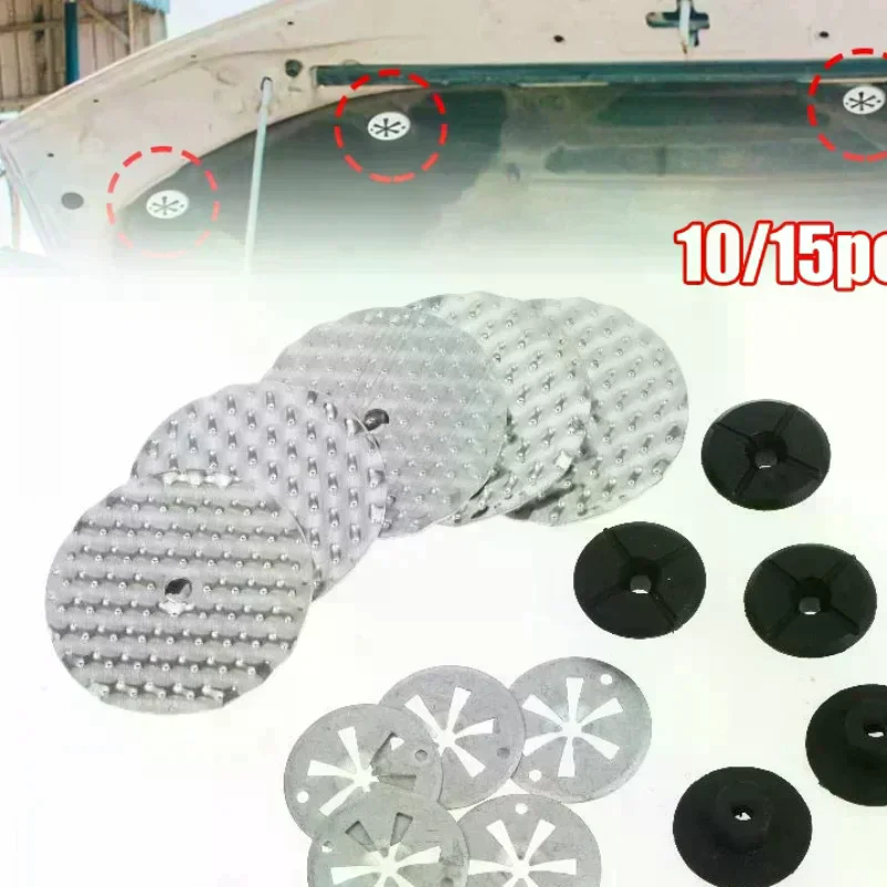 

10/15Pcs Heat Protection Plate For Heat Shield Repair Set Washer Attachment Repair Kit Car Accessories