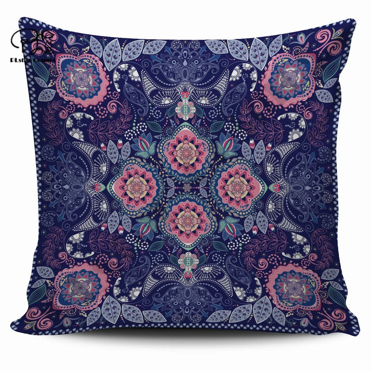 Mandala Vintage Native Tribal Newest Home Bed Pillow Case Polyester Decorative Pillowcases Sofa Throw Pillow Cover Style-1