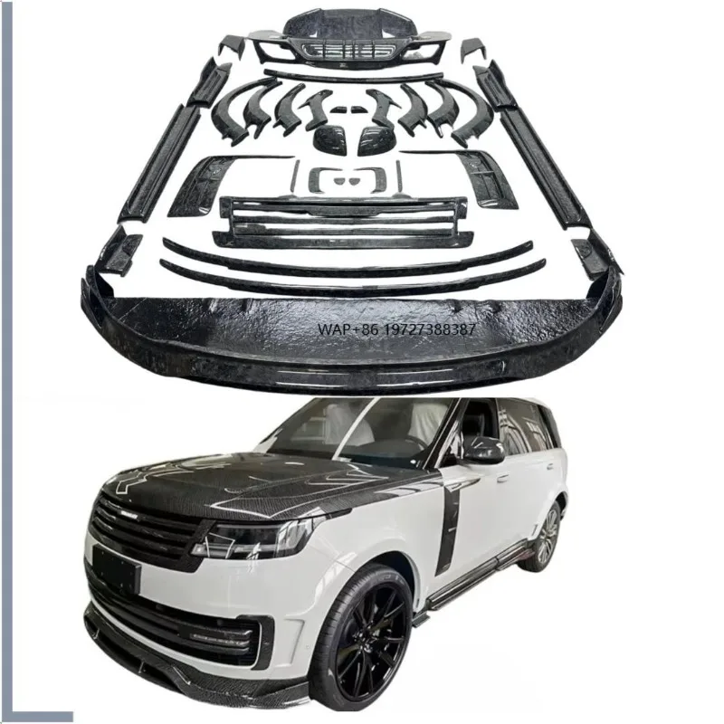 For Executive Long Wheelbase SUV Upgraded Mansory Style Forged Carbon Fiber Body Kit Full Car Bumper Body