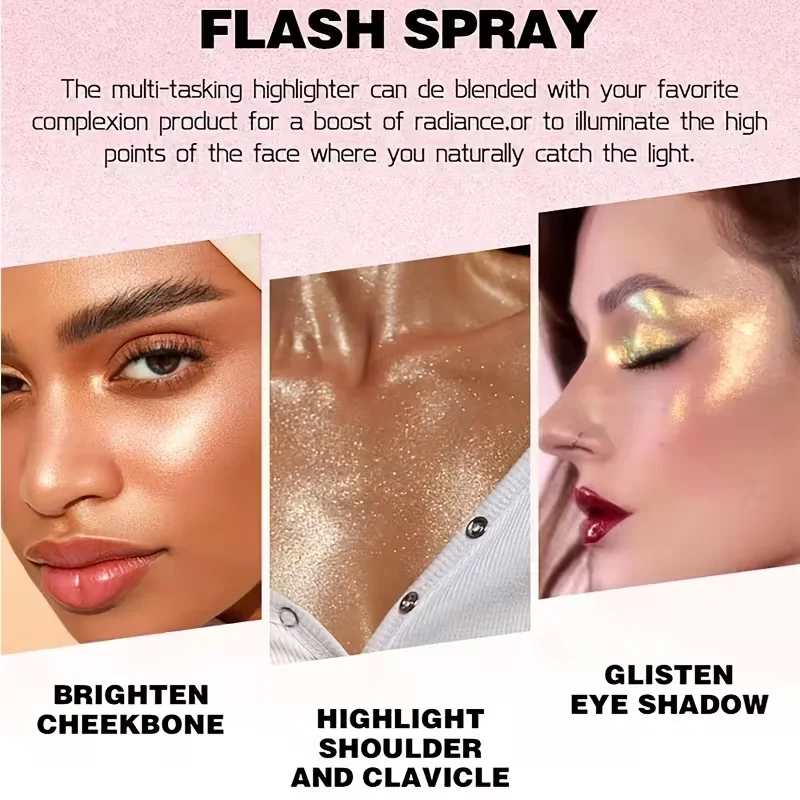 بريق تمييز مسحوق الماس عالي اللمعان ماكياج الوجه الجسم بيرليسسينت تمييز مسحوق المهنية مستحضرات التجميل خفيفة عالية #5