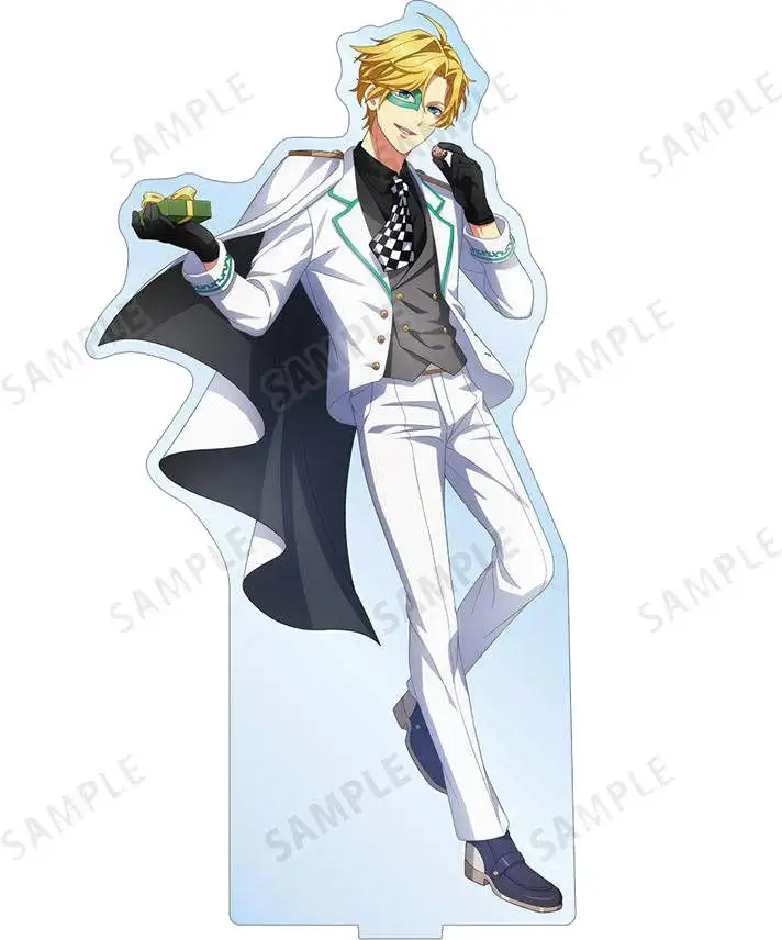 Anime Store Obey Me!Asmodeus Mammon Valentine Phantom Thief Ver Acrylic HD Characters Stand Desktop Decor Charm Gifts About 15cm