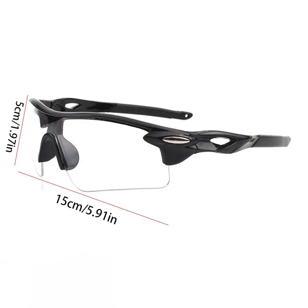 Night Vision Outdoor Cycling Sunglasses Anti-UV Dust Proof Windproof Cycling Goggles Motorcycle Glasses Transparent