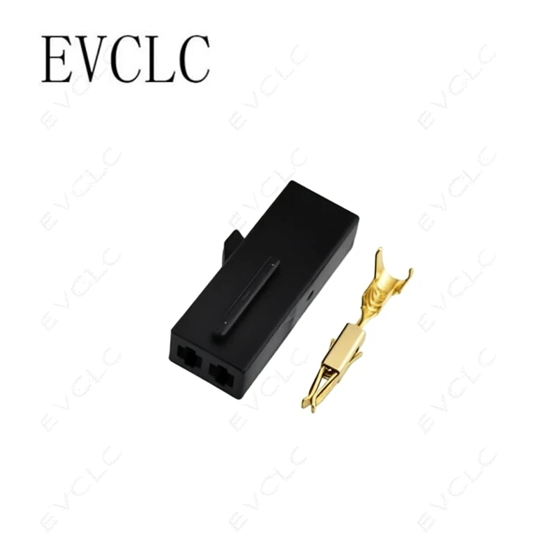 2 Sets 2-Pin Auto Wire Harness Plug 1J0973119/1J0973332 for Volkswagen Audi Ambient Light High Mount Stop Lamp Horn Connector