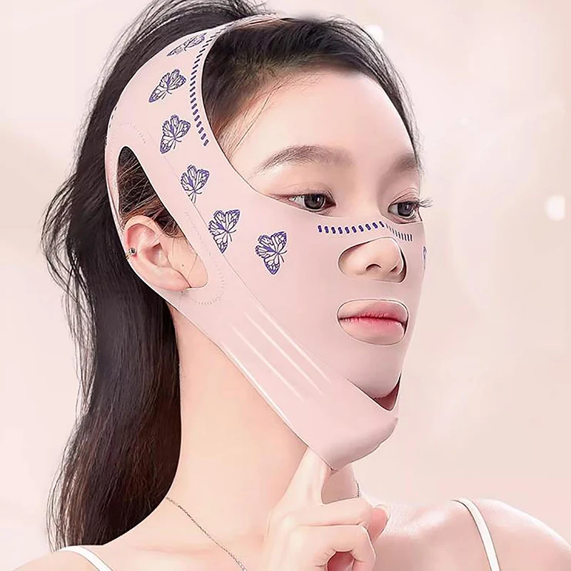 Breathable V Face Cheek Lift Up Band Face Thin Mask Reduce Double Chin V-Line Shaping Bandage Face Bandage Skin Care