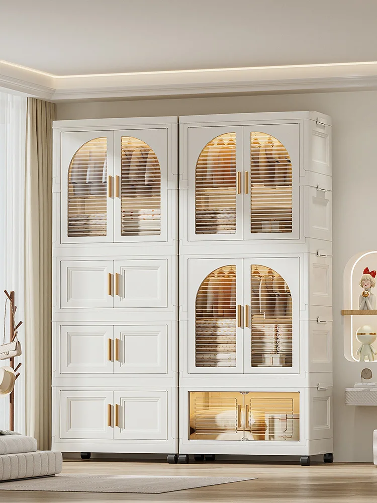 65cm 폭 어린이 다기능 수납장 서랍 포함 아기 옷장 거실 정리함