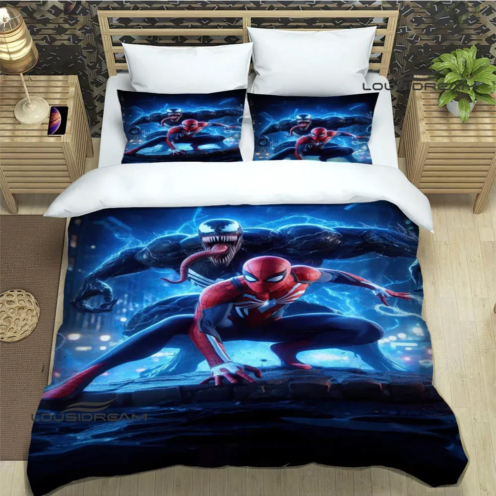 Cartoon S-Spider-Mans Bedding Sets exquisite bed supplies set duvet cover bed comforter set bedding set luxury birthday gift