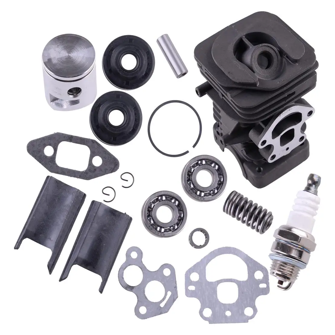 39mm Cylinder Piston Kit Crank Bearing Seal Gasket 577831101 fit for Husqvarna 235 236 240 235e 236e 240e Chainsaw