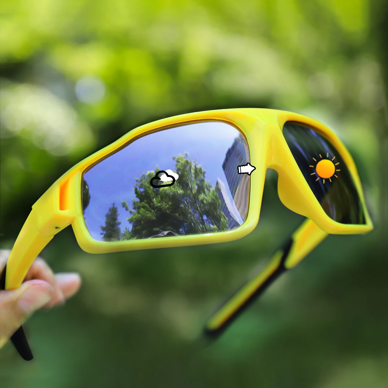 Mode Photochrome Sonnenbrille Männer Frauen Outdoor Sport Mtb Fahrrad Radfahren Angeln Brillen Platz Winddicht Klassische Brille – Detail 6