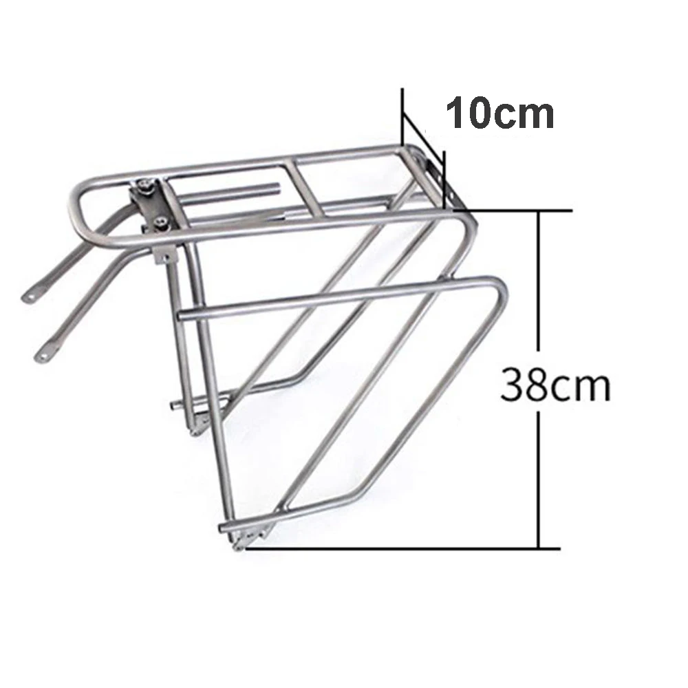 Gr9 Titanium Alloy Mountain Bicycle Cargo Rear Racks, Gravel Road Bike Luggage Shelf