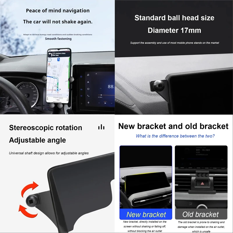 Car Bracket Base For Dongfeng DFM Fengon 330 580 PRO S560 Fengxing JOYEAR AEOLUS Yixuan Special Holder Fixed Buckle Accessories