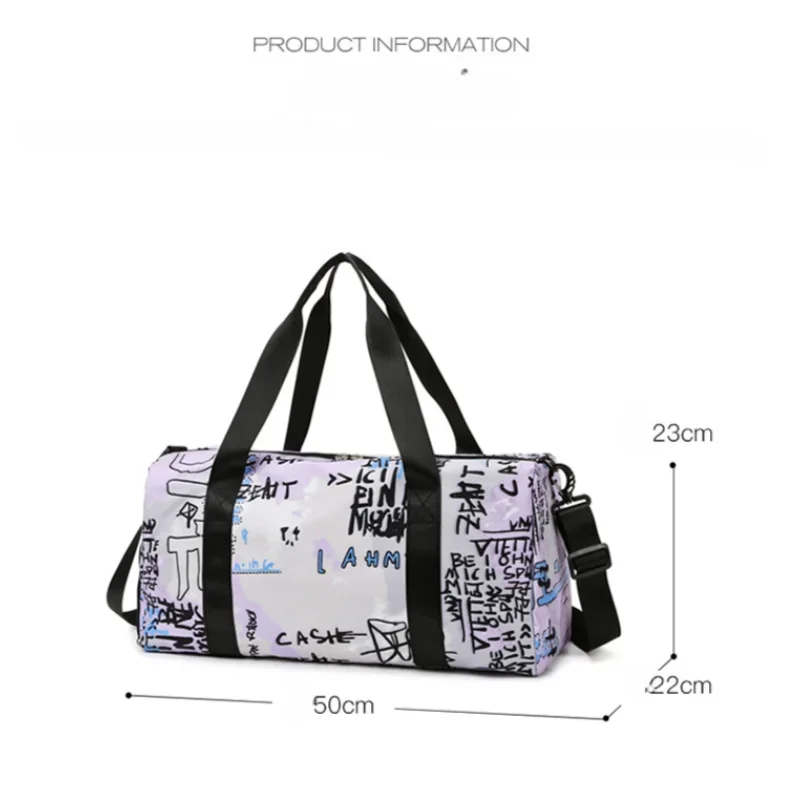 New Multifunc Tion Travel Bag Women Sports Gym Fitness Bags Dry and Wet Separation Swimming Shoulder Duffle Handbags