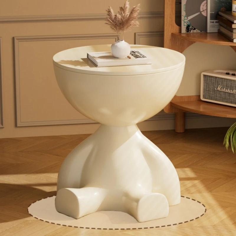 ep-Creative simple bedside table home sofa movable side table modern lounge portable bedroom balcony