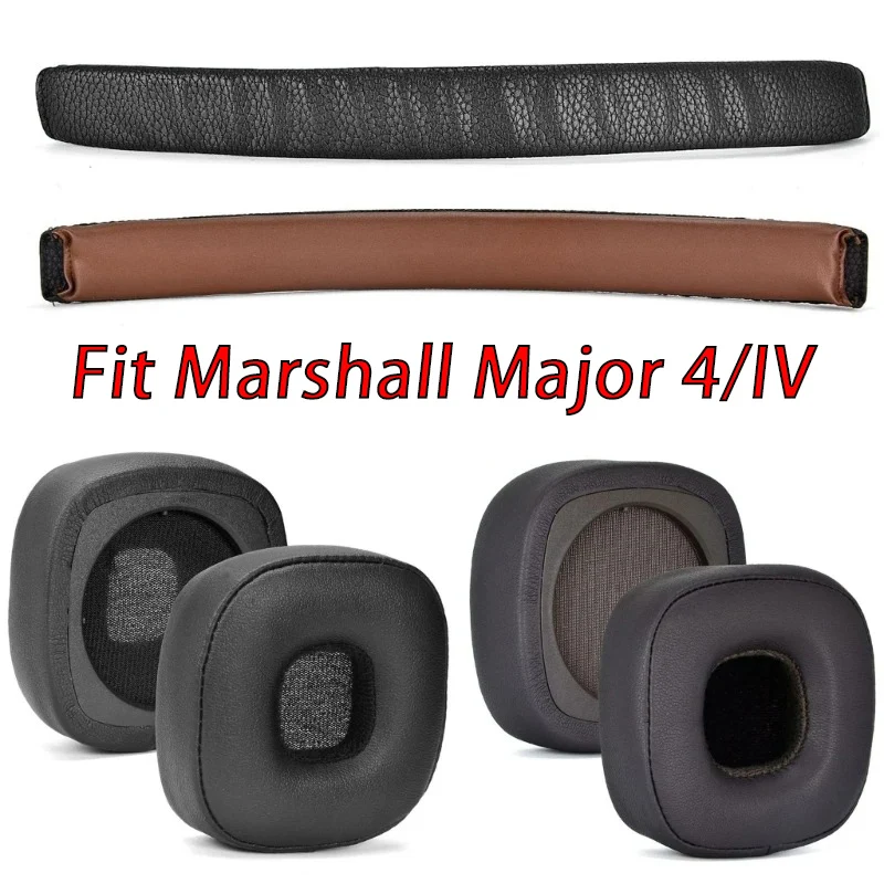 Ear Pads For Marshall Major 4 IV Headphone Earpad Cushion Soft Protein Leather Foam Sponge Earmuff Durable Flexible Earphone