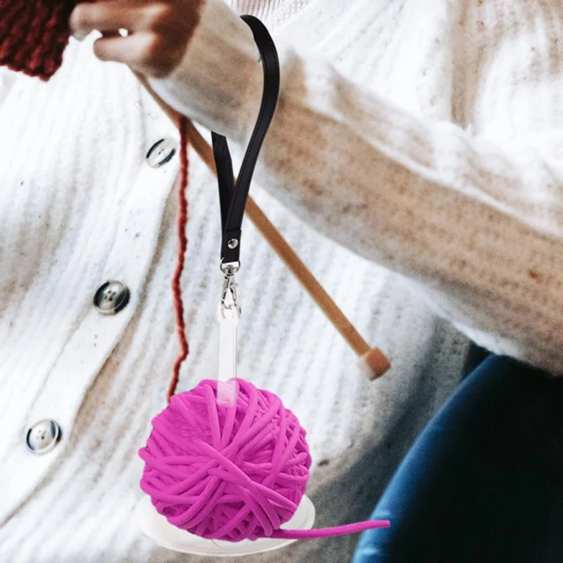 Porte-fil de poignet portable pour les amateurs d'artisanat, facile à installer, prévention du fil, cadre de crochet ogo, cadeaux plus riches