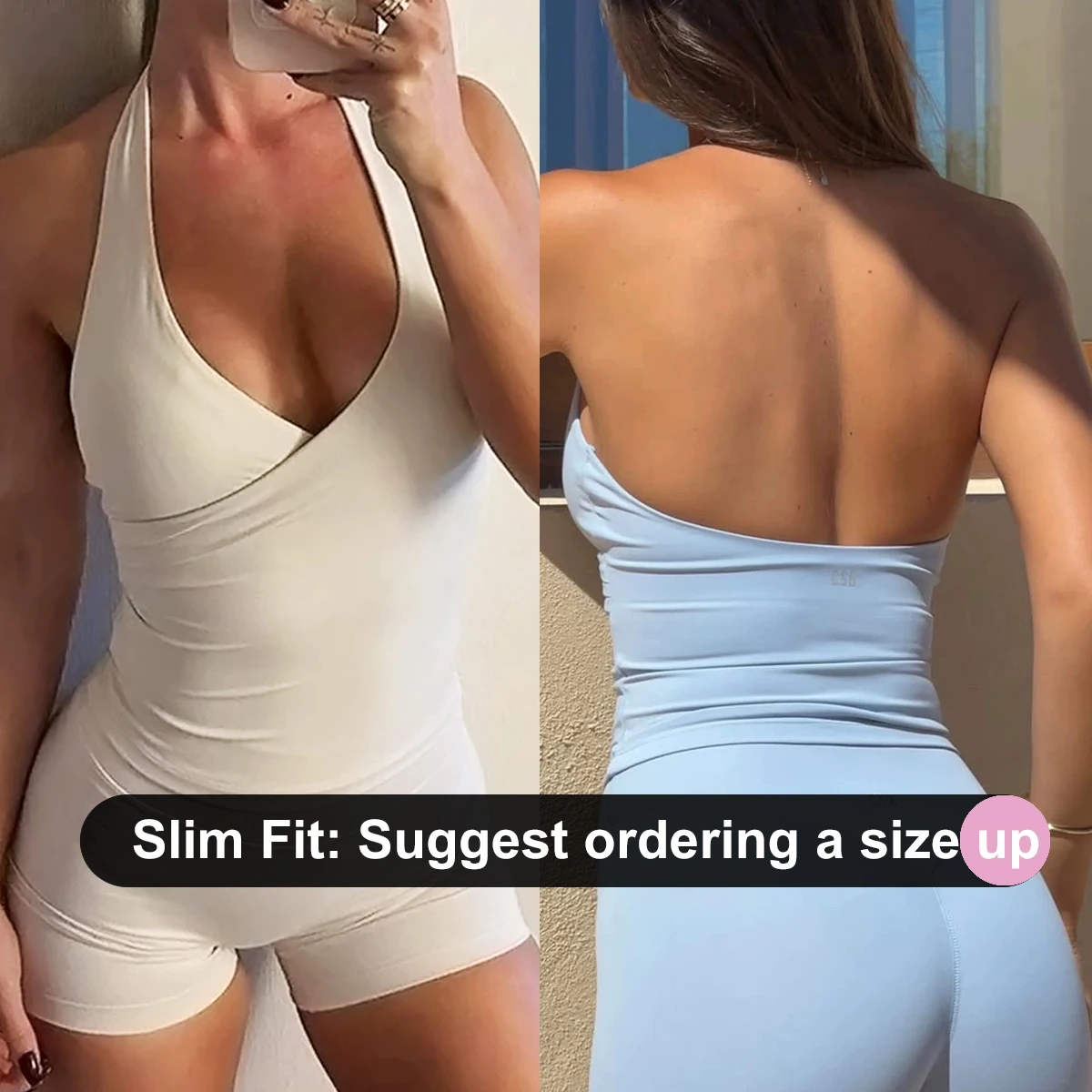 Top Halter para Mujer, Chaleco Deportivo Ajustado, Cuello en V, Chaleco de Yoga con Sujetador Incorporado, Ropa Deportiva, Top Deportivo