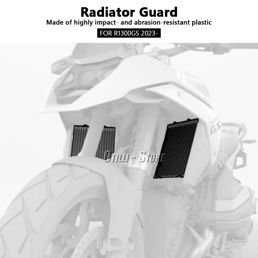 

New Motorcycle Black Radiator Guard Grille Cover Protection For BMW R1300GS r1300gs R 1300 GS R 1300GS 2023 2024