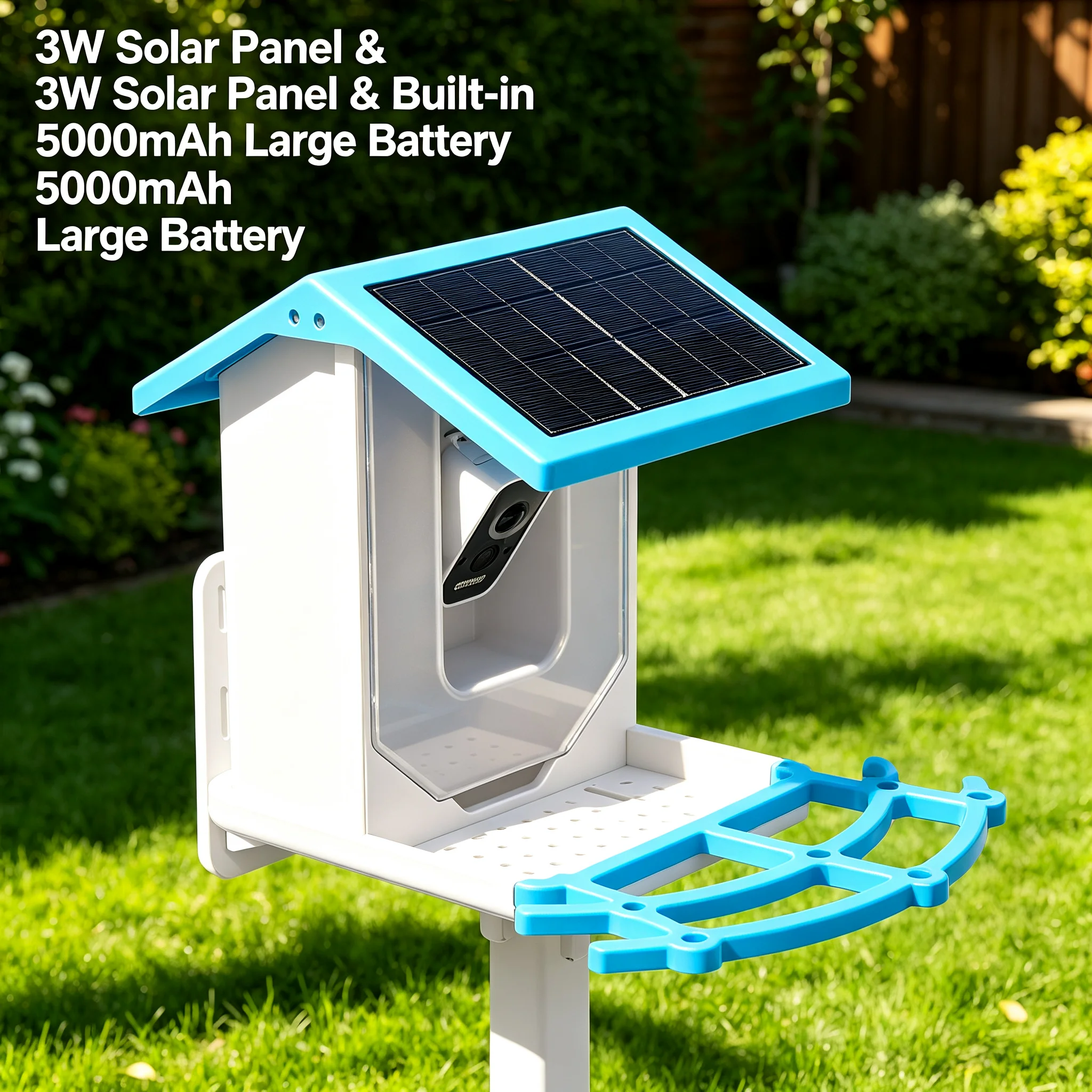 Outdoor Power Distribution Panel - Solar Powered Bird Feeder with 2.5K