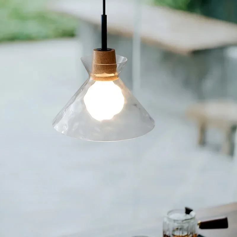 Lampe LED Suspendue en Verre Transparent au Design Moderne, Luminaire Décoratif d'Nik, Idéal pour une Chambre à Coucher, un Salon, une Cuisine, une Salle à Manger ou un Restaurant