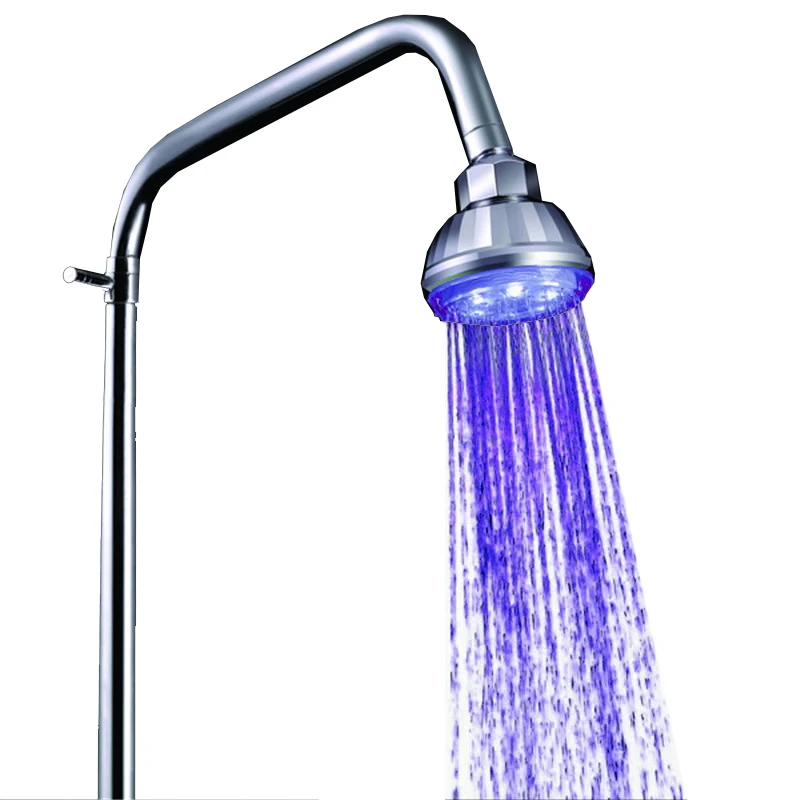 Multicoclor fast flashing High Flow Fixed Showerhead High Pressure Best Shower Head for Bathroom