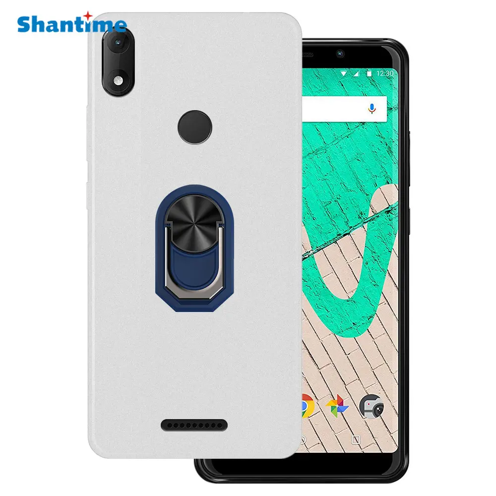 Luxury Shockproof Ring Holder For Wiko View Max Case Soft Silicone TPU Protective Holder Cover