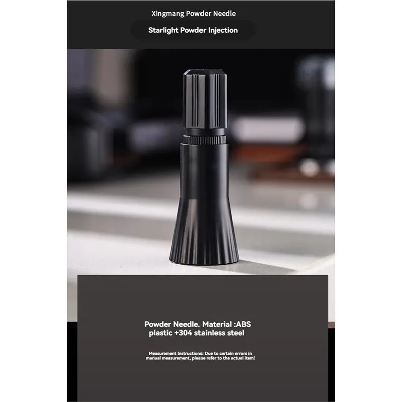 A38T-Coffee Cloth Powder Needle Tamper Distributor Tools Rotary Adjustment Stainless Steel Stirring Coffee Accessories B