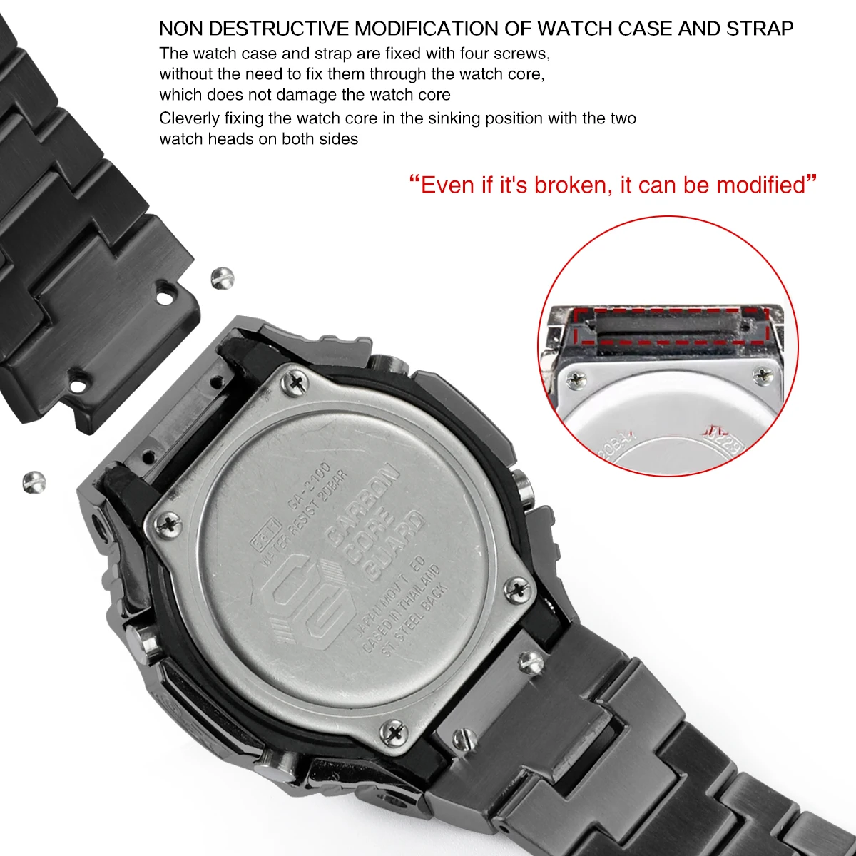 Dostosowany do modelu GA-2100 – Smartwatch Store recenzja i cena