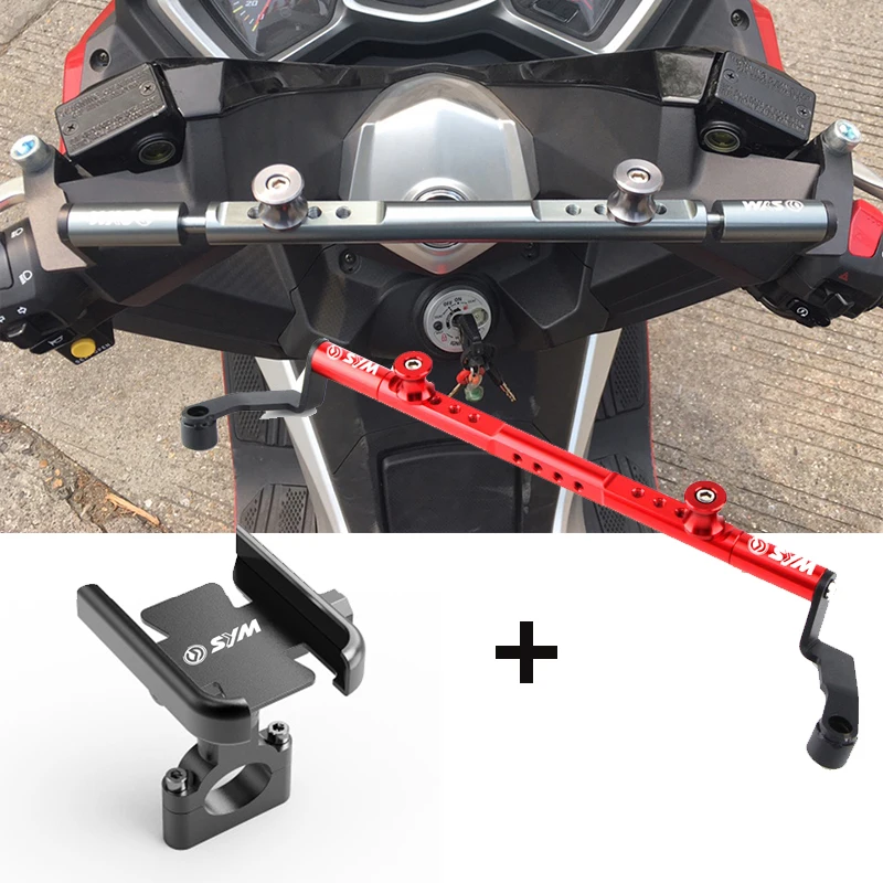 For SYM Joymax Z300 GTS300i CRUISYM300 Motor Scooter Accessories Mutifunctional Cross Bar Balance Lever $ GPS Navigation Bracket