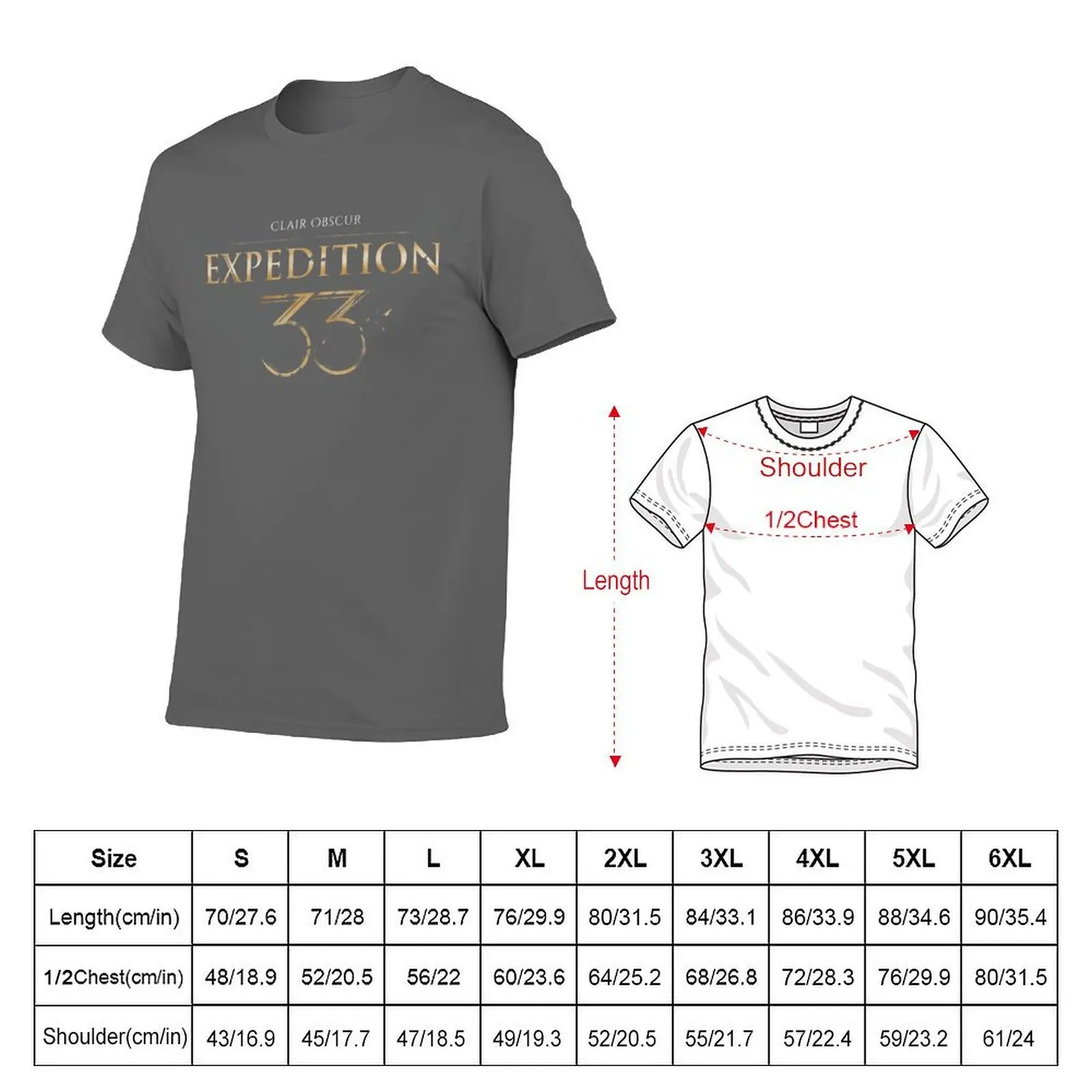 Clair Obscur Expedition 33 Logo T-Shirt funny t shirts man anime t shirts oversize man t shirt luxury T-Shirt