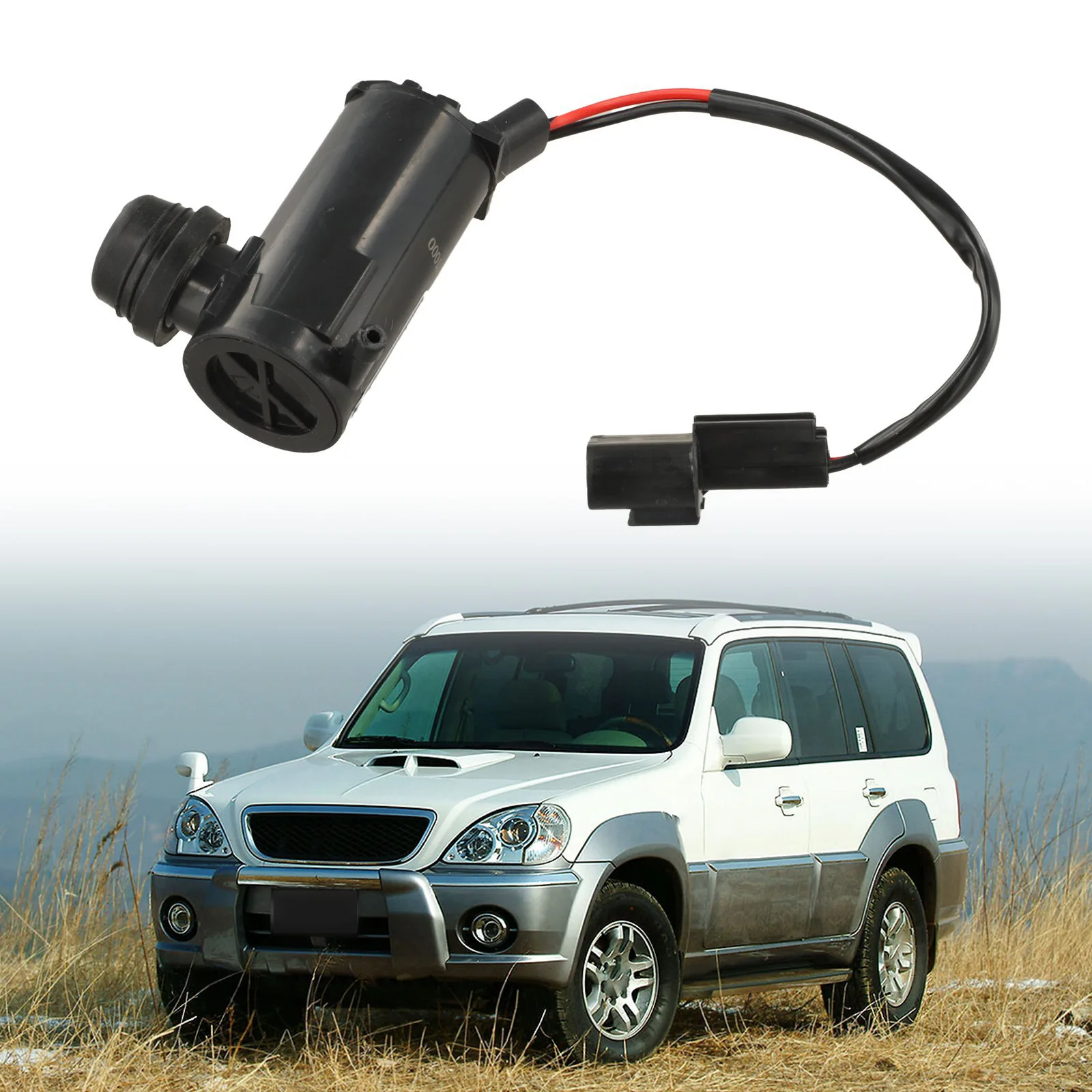 

Для Hyundai Terracan 2001-2006 насос водяного двигателя для очистки заднего ветрового стекла для Hyundai Terracan 2001-2006