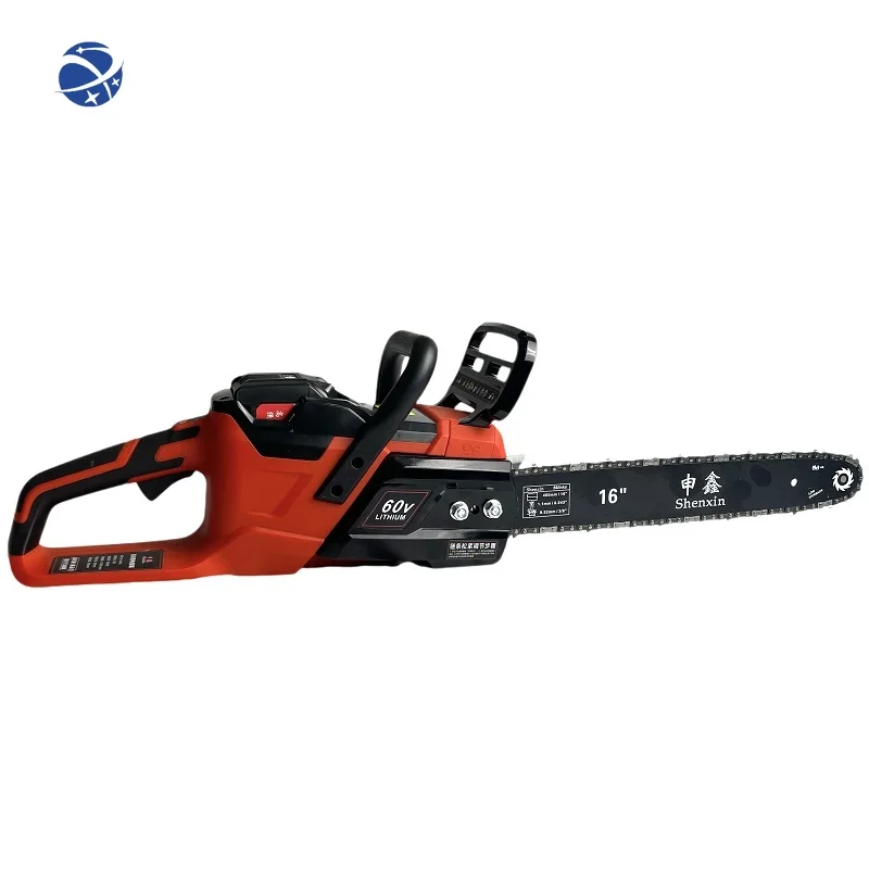 

Shenxin Power Saw lithium battery chainsaw Professional Outdoor wood cutting tool Factory Supply 60V cordless electric Chain Saw