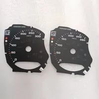 BLACK Gauges Speedo Discs Overlay For Porsche Macan Cayman Boxster Speedometer Dials from mph to KM/H