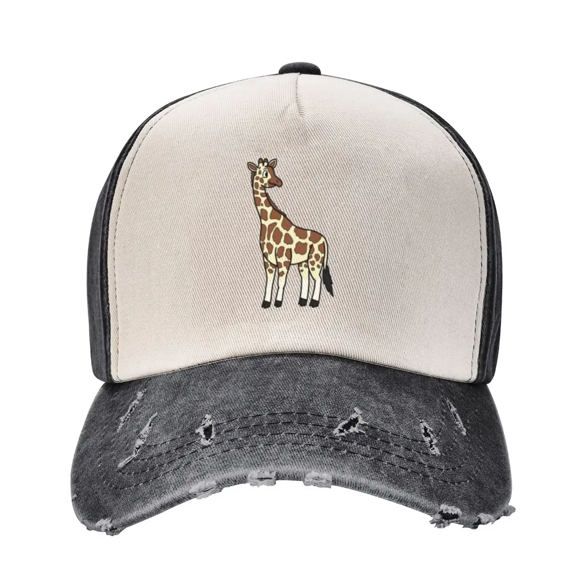 Reticulated Giraffe Baseball Cap funny hat Beach Outing Men's Baseball Women's