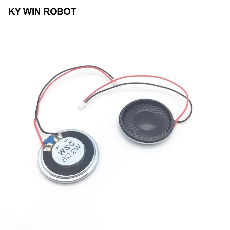 2 pz/lotto Nuovo altoparlante Ultra-sottile 8 ohm 2 watt 2W 8R altoparlante Diametro 30MM 3CM spessore 5MM con terminale da 1,25mm lunghezza del cavo 10C