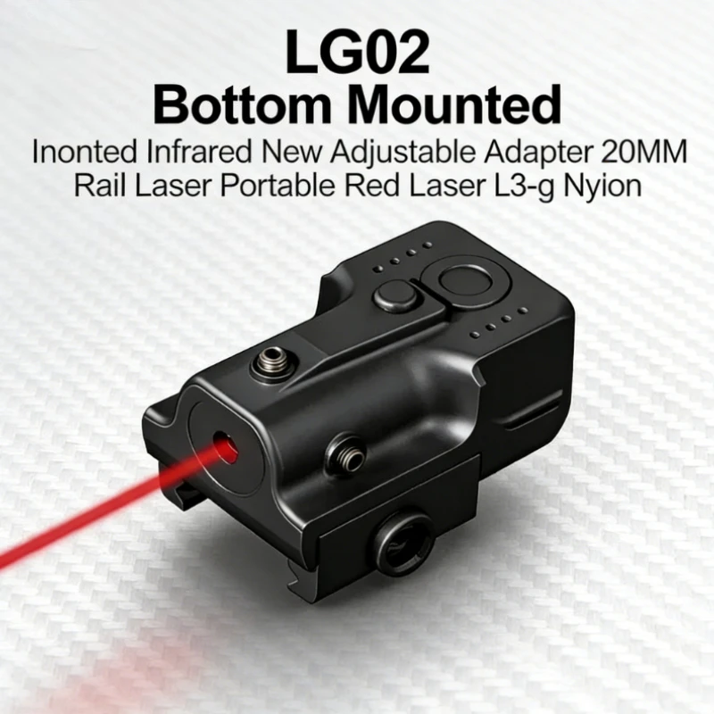 2026 LG02 Bottom Mount Infrared Red Laser 20mm Rail Adapter L3-g Nylon Portable Tactical Equipment