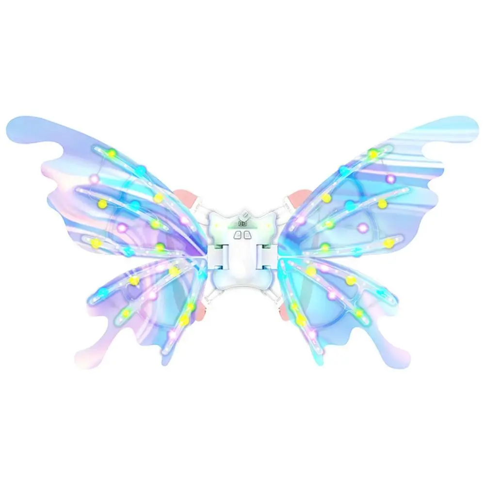 

with Light Music Fairy Angel Wing Cosplay Shiny Glowing Butterfly Wings Children's Dress Up Wings