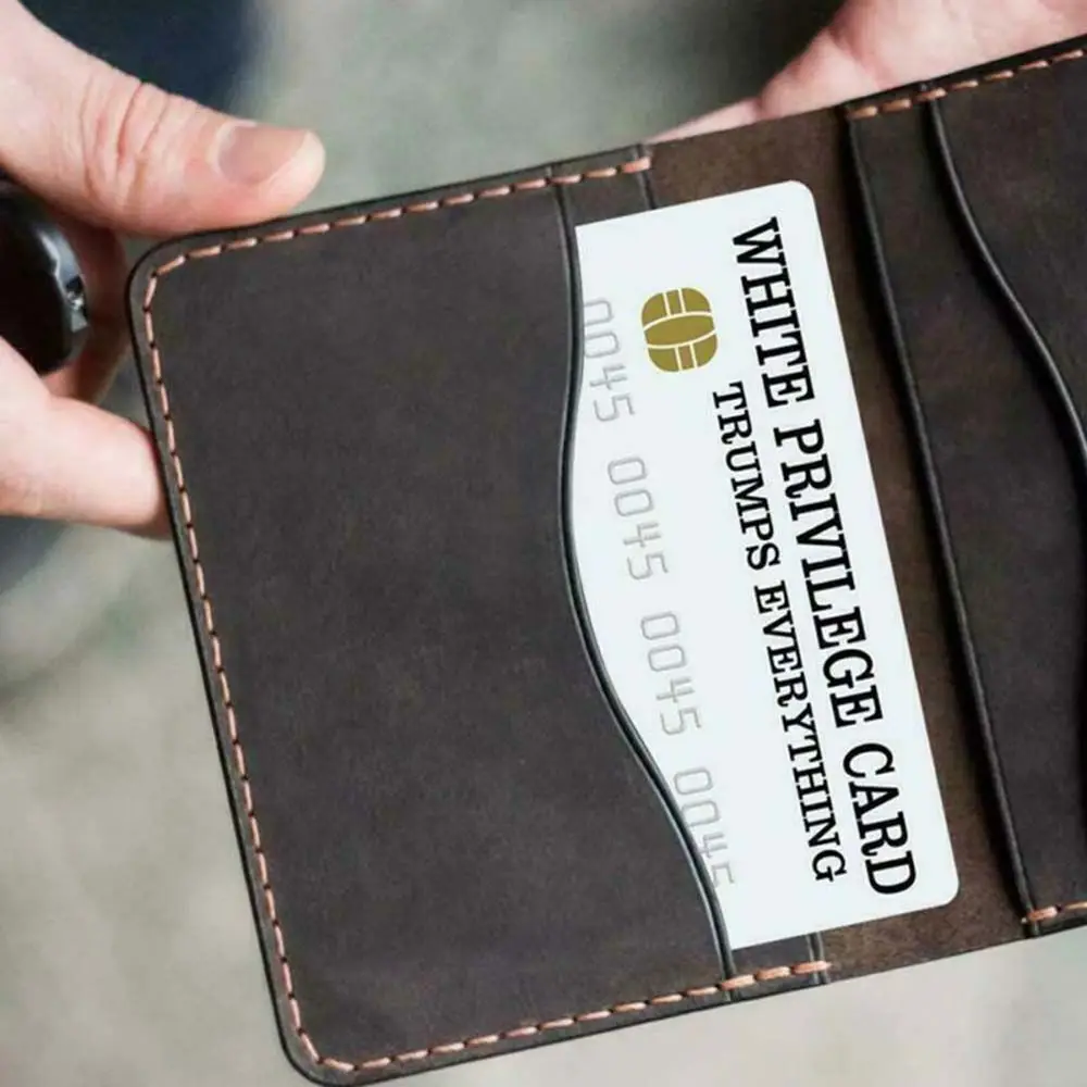 Collectable Black White PVC Credit Card Trumps Everything Card Privilege Card Official Race Card