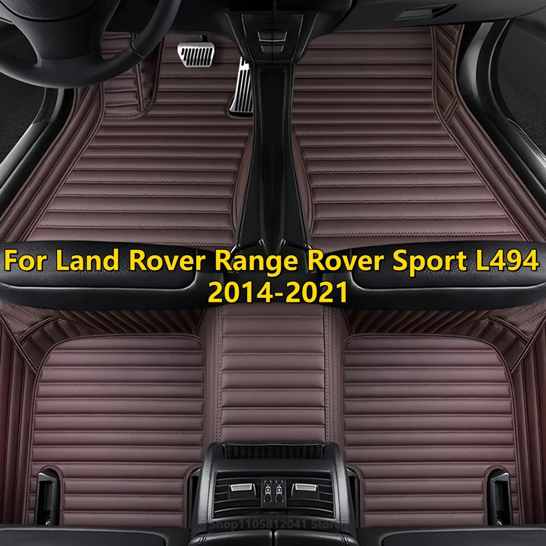 Custom Car Floor Mats For Land Rover Range Rover Sport L494 2014 2015 2016 2017 2018 2019 2020 2021 Auto Interior Accessories