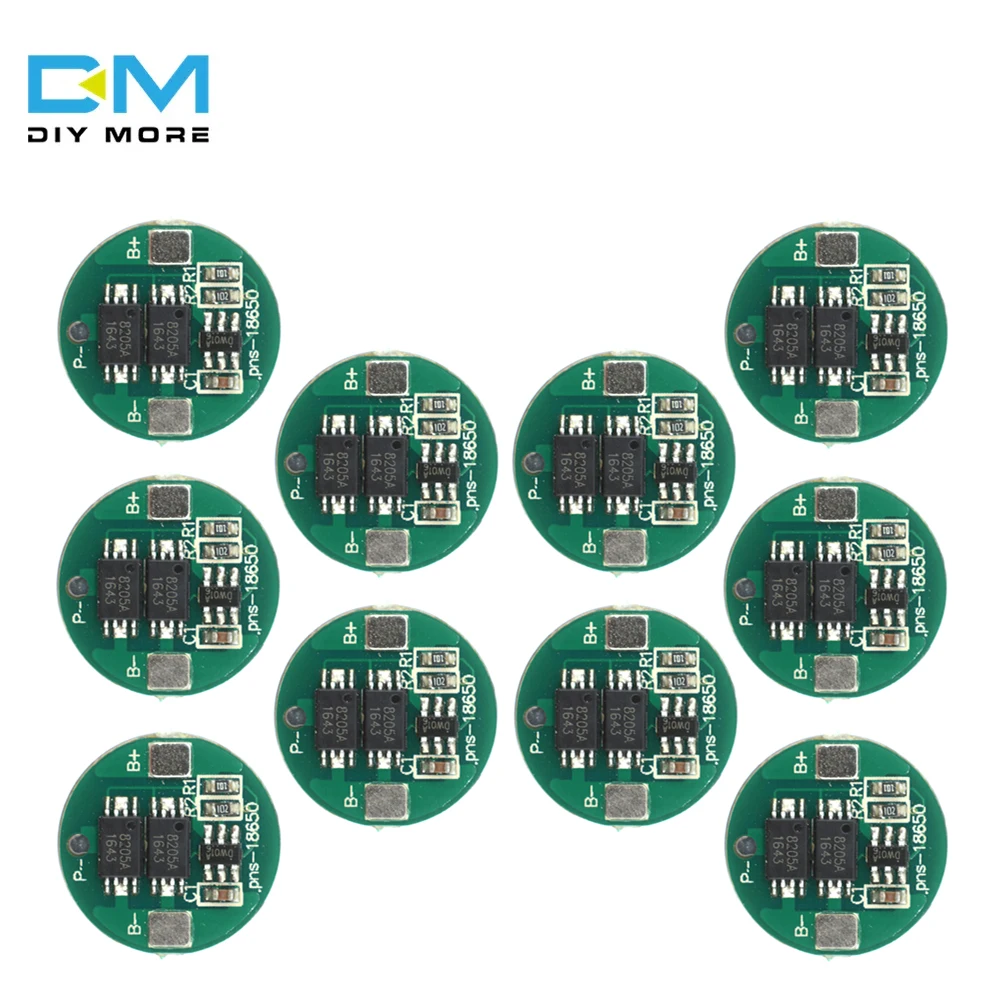 Dual MOS Battery Protection Board 18650 Lithium Battery Charging Protect Module Overcharge Overcurrent Protection