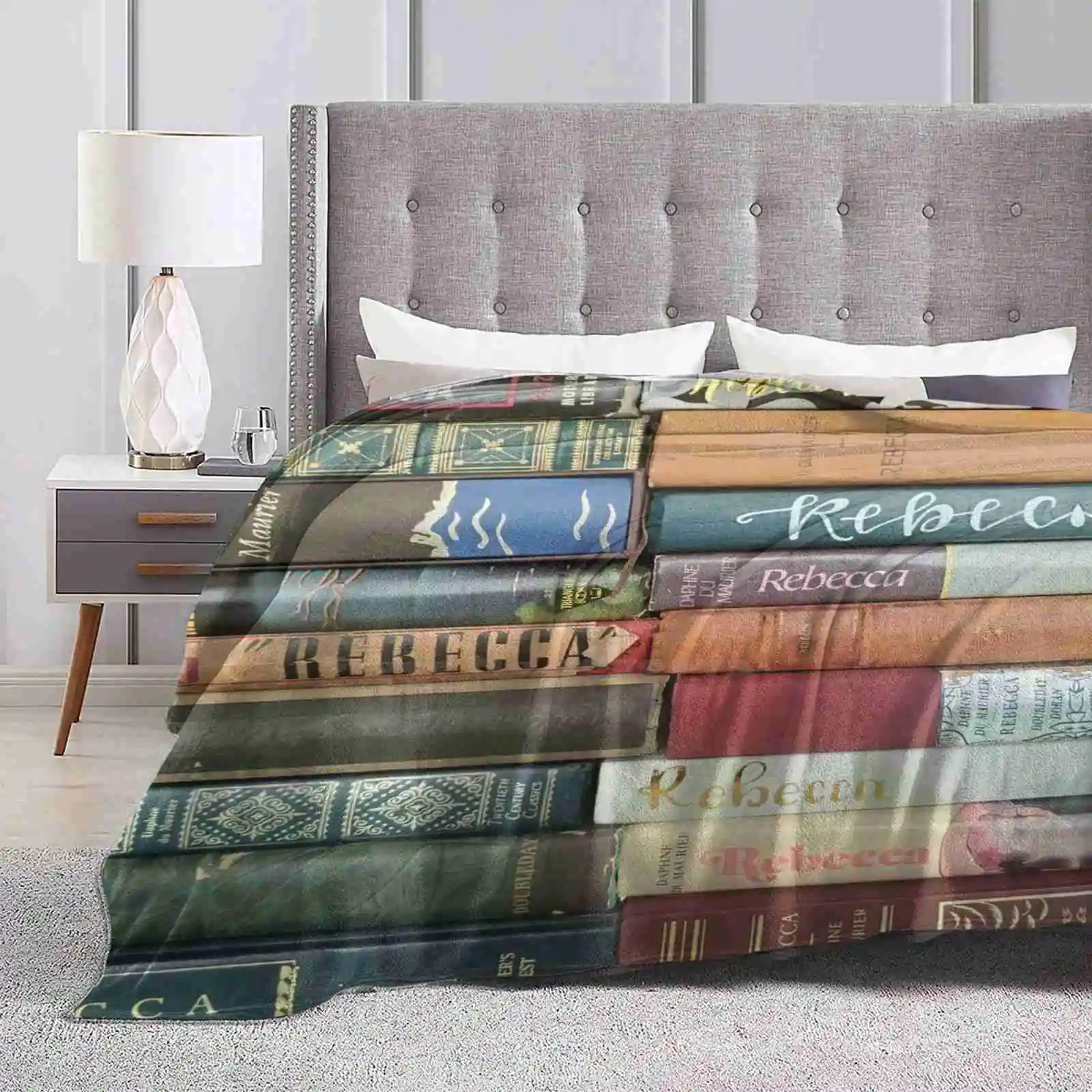 Wall Of Rebecca By Daphne Du Trend Style Funny Fashion Soft Throw Blanket Daphne Du Rebecca Classic Literature Gothic