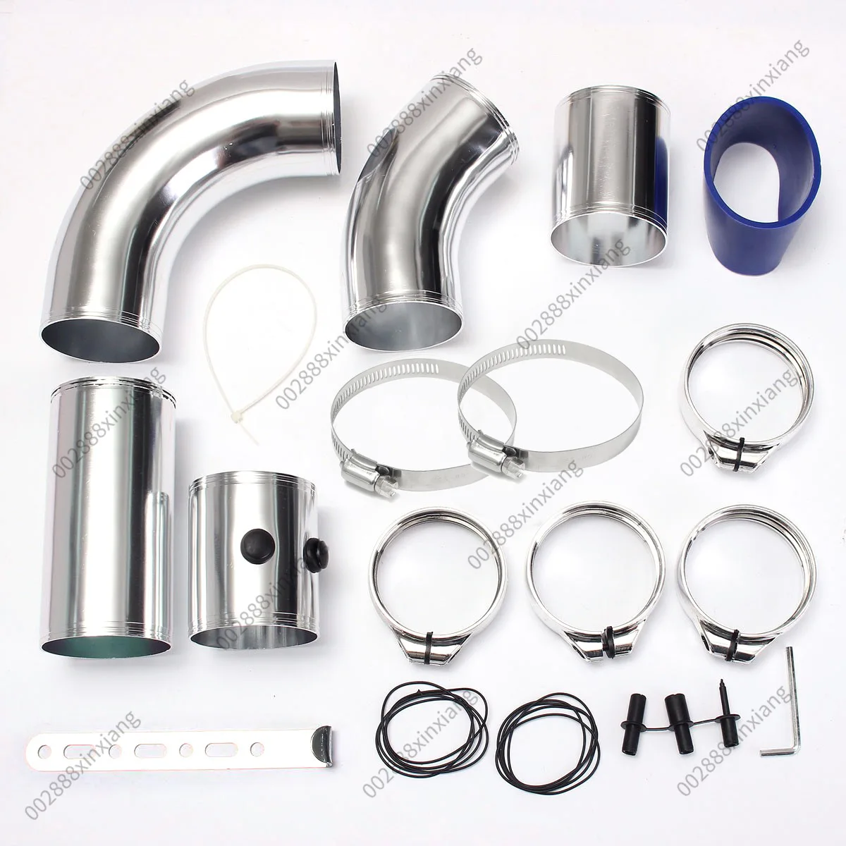 76MM Universal Cold Air Filter Inlet Pipe Combination Performance Induction Automotive Inlet Hose
