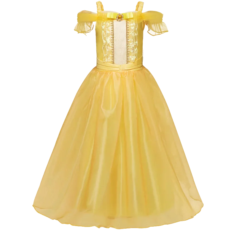 Phantasie Mädchen Halloween Kostüm 4-10t Kinder Cosplay Prinzessin Kleid Kinder Weihnachten Karneval Disqraz lange Abend Robe Party Stoff