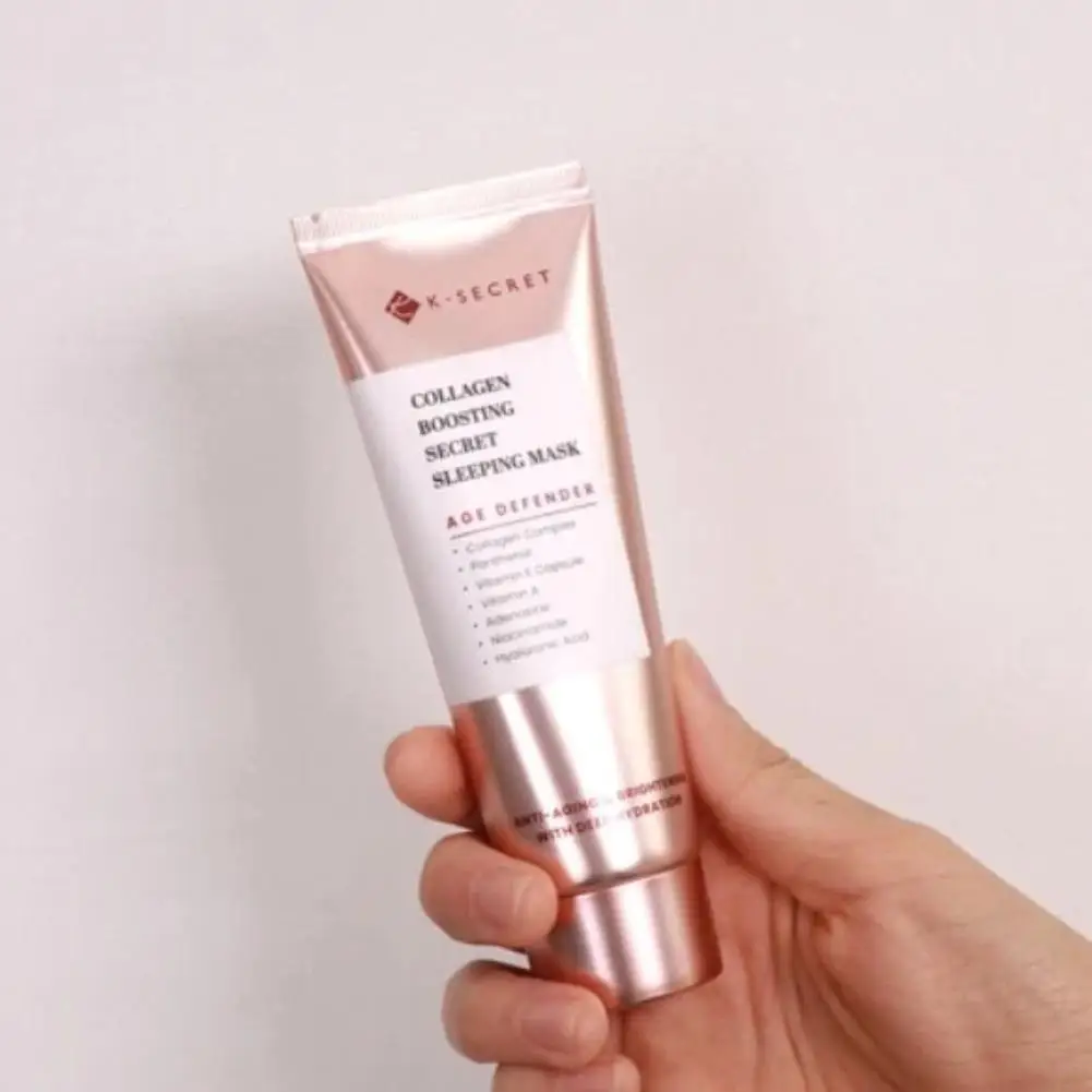 K-Secret Active Gel Sleep قناع الوجه تنظيف الوجه تقشير تقشير فرك تنظيف عميق حب الشباب البثرة إزالة منظف الوجه