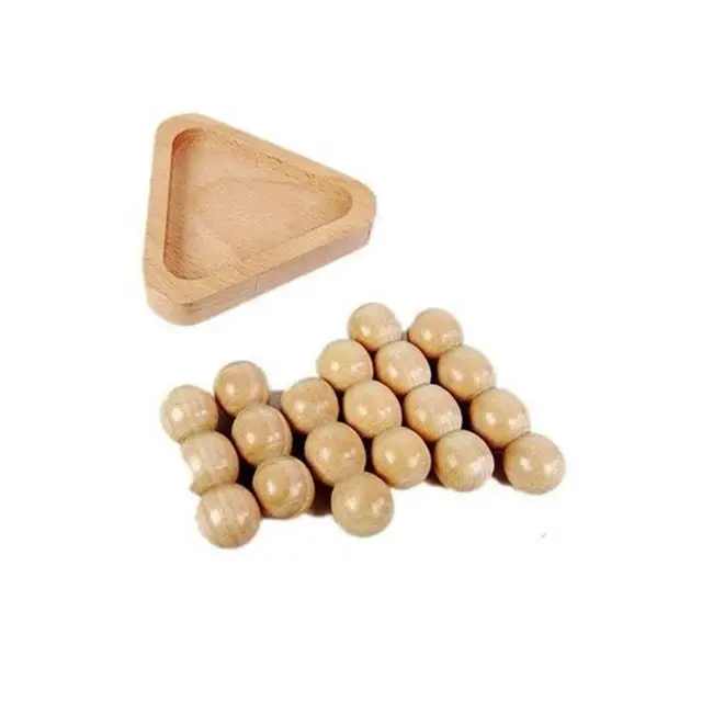 Intelligence Pyramid-shaped Wooden Beads Brain Teasers 3D Logic Mind Puzzle Game 4 Intelligence Pyramid-shaped Wooden Beads Brain Teasers 3D Logic Mind Puzzle Game 4