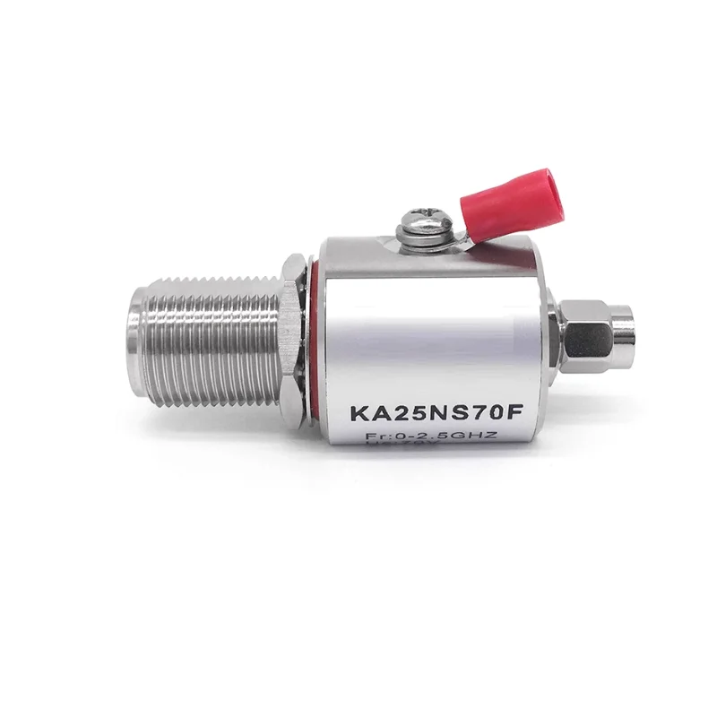 KA25NS70W coaxial antenna feeder lightning arrester N-bus to SMA bus square board dual bus feeder signal lightning arrester