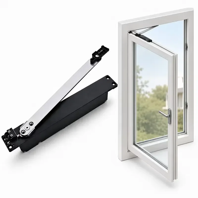 Smart Electric Window Opener Aluminum Alloy Hidden Rotary Arm Automatic Casement Window Driver APP Control Modern Home