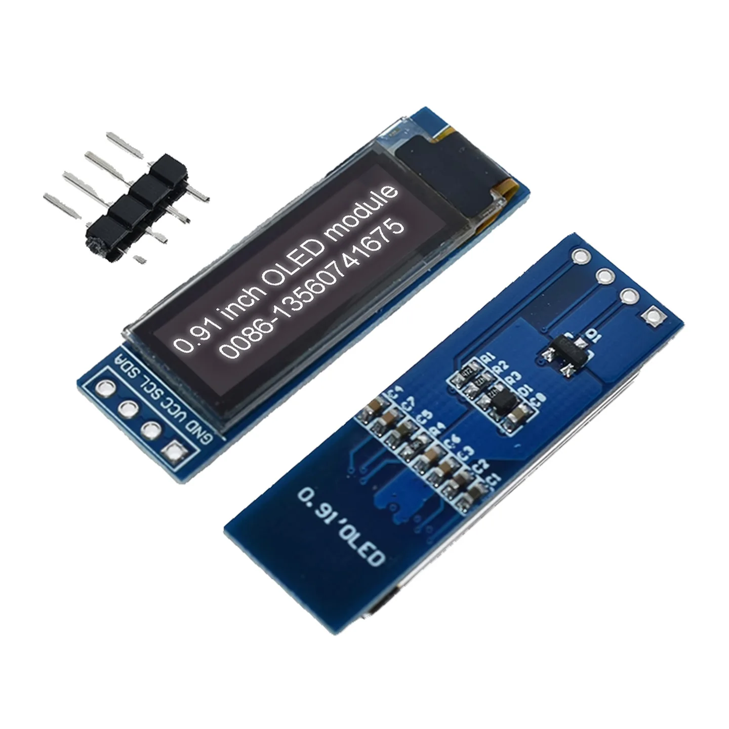 0.91 Inch 128*32 128x32 OLED Display Module SSD1306 control I2C  IIC interface 4pin / 14pin Blue Yellow White