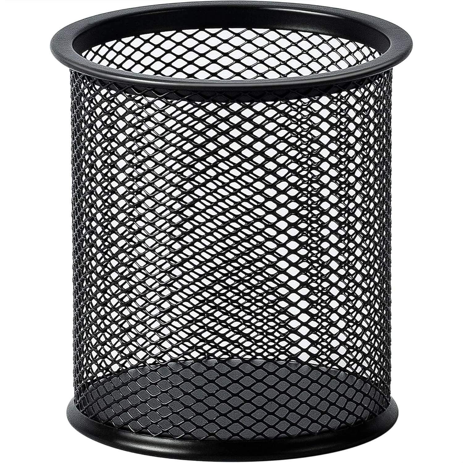 

Органайзер для ручек и канцелярских принадлежностей из проволочной сетки, черный, 3,7 x 3,3 дюйма. Организуйте свой стол эффективно.