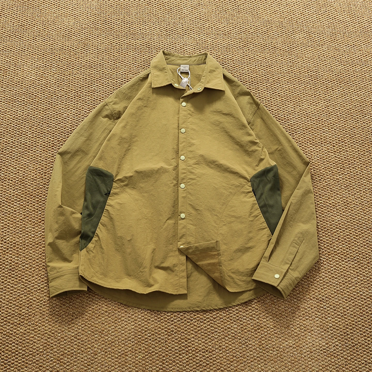 

Функциональная рубашка-рубашка High Street с индивидуальной сеткой, мужская нейтральная куртка для отдыха на открытом воздухе, универсальный топ с лацканами